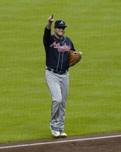 Atlanta Braves relief pitcher Luke Jackson throws during the sixth