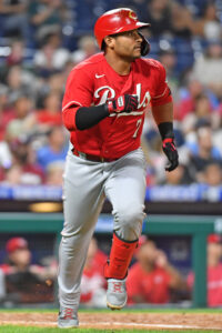 Minnesota Twins first baseman Donovan Solano, left, New York