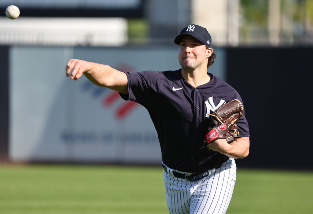 File:Clarke Schmidt with the New York Yankees in 2020 spring