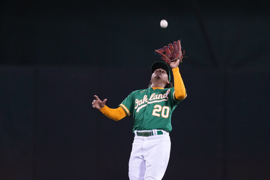Cristian Pache former Top Prospect will be DFA'd by the Athletics or Traded  for cheap and he hit .302 in Spring Training also has Elite defence and is  super fast. Would you