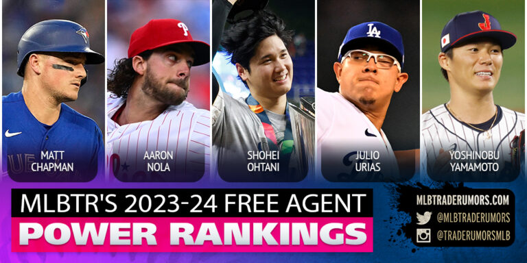 2023-24 MLB Free Agent Power Rankings - MLB Trade Rumors