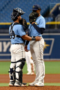 Taj Bradley strikes out 11 as Rays get series split with A's