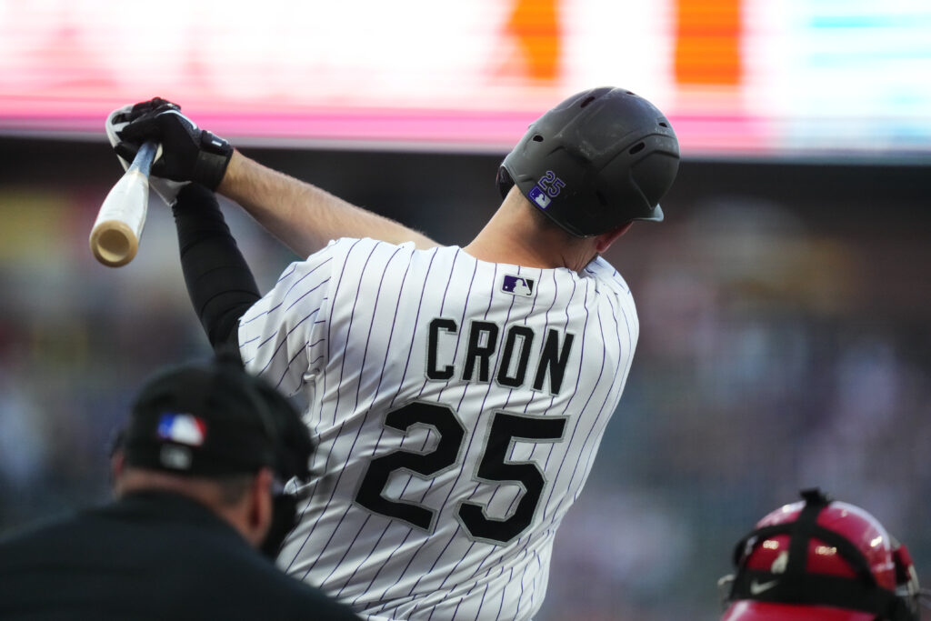 C.J. Cron removed after injury, 05/14/2023