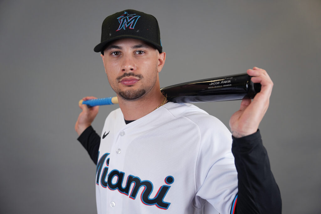 PHILADELPHIA, PA - APRIL 12: Miami Marlins third baseman Jean