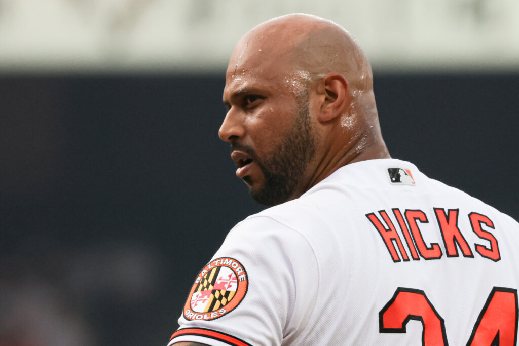 Orioles Aaron Hicks placed on injured list with hamstring strain, Ryan ...