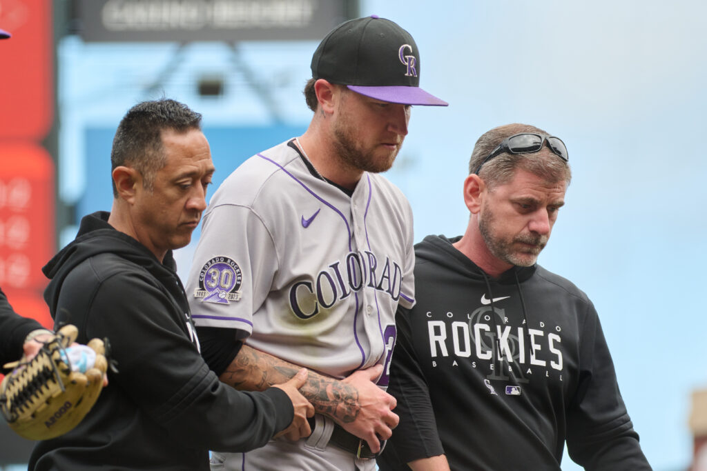 Rockies' Kyle Freeland leaves game against Nationals with leg injury – The  Denver Post