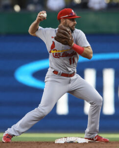 Cardinals nearing break, but face Royals first