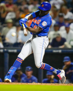 This is a 2023 photo of Ronny Mauricio of the New York Mets