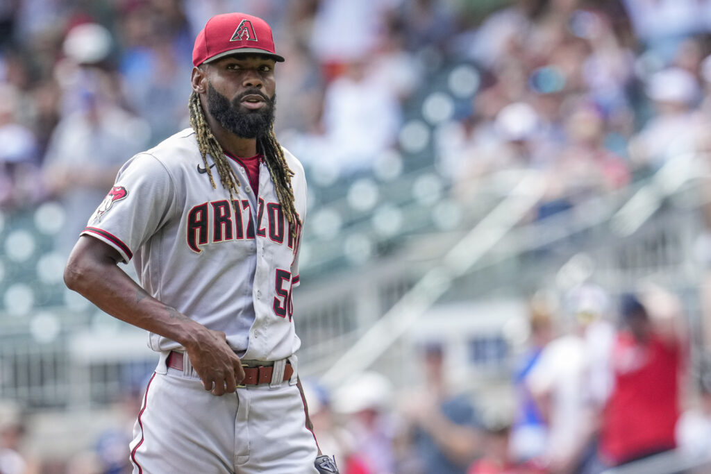 Arizona Diamondbacks' Miguel Castro during their baseball game