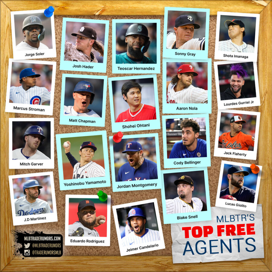 202324 Top 50 Free Agents With Predictions MLB Trade Rumors