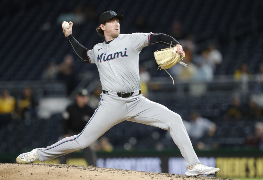 Marlins Release Mike Baumann