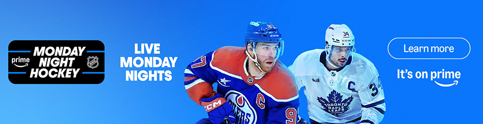 Monday Night Hockey Broadcasts EXCLUSIVELY on Amazon Prime! (Sponsored)