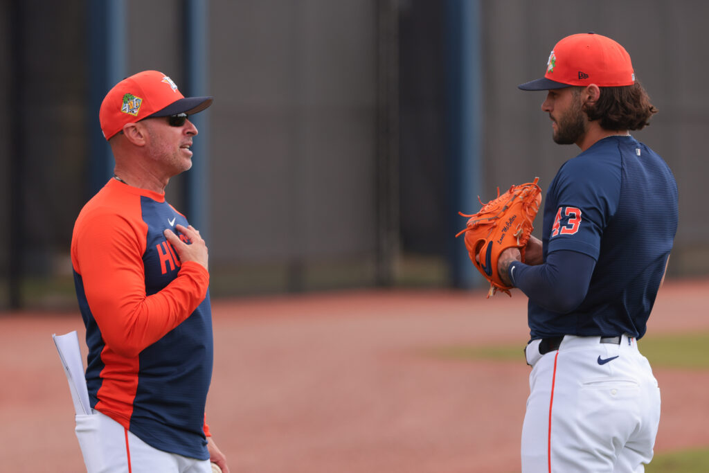 Astros Finalize Season-Opening Rotation