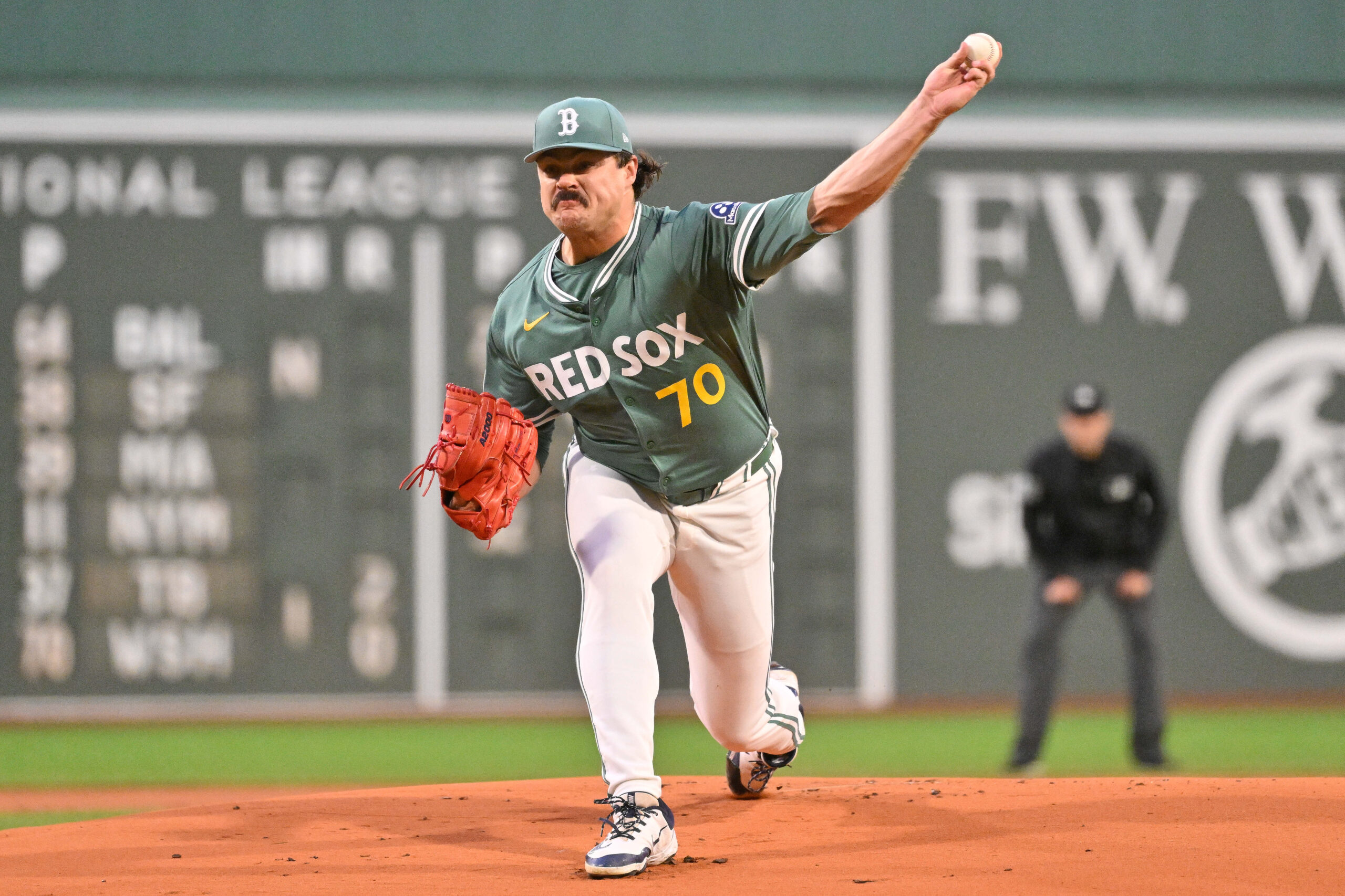 Payton Tolle in Red Sox uniform