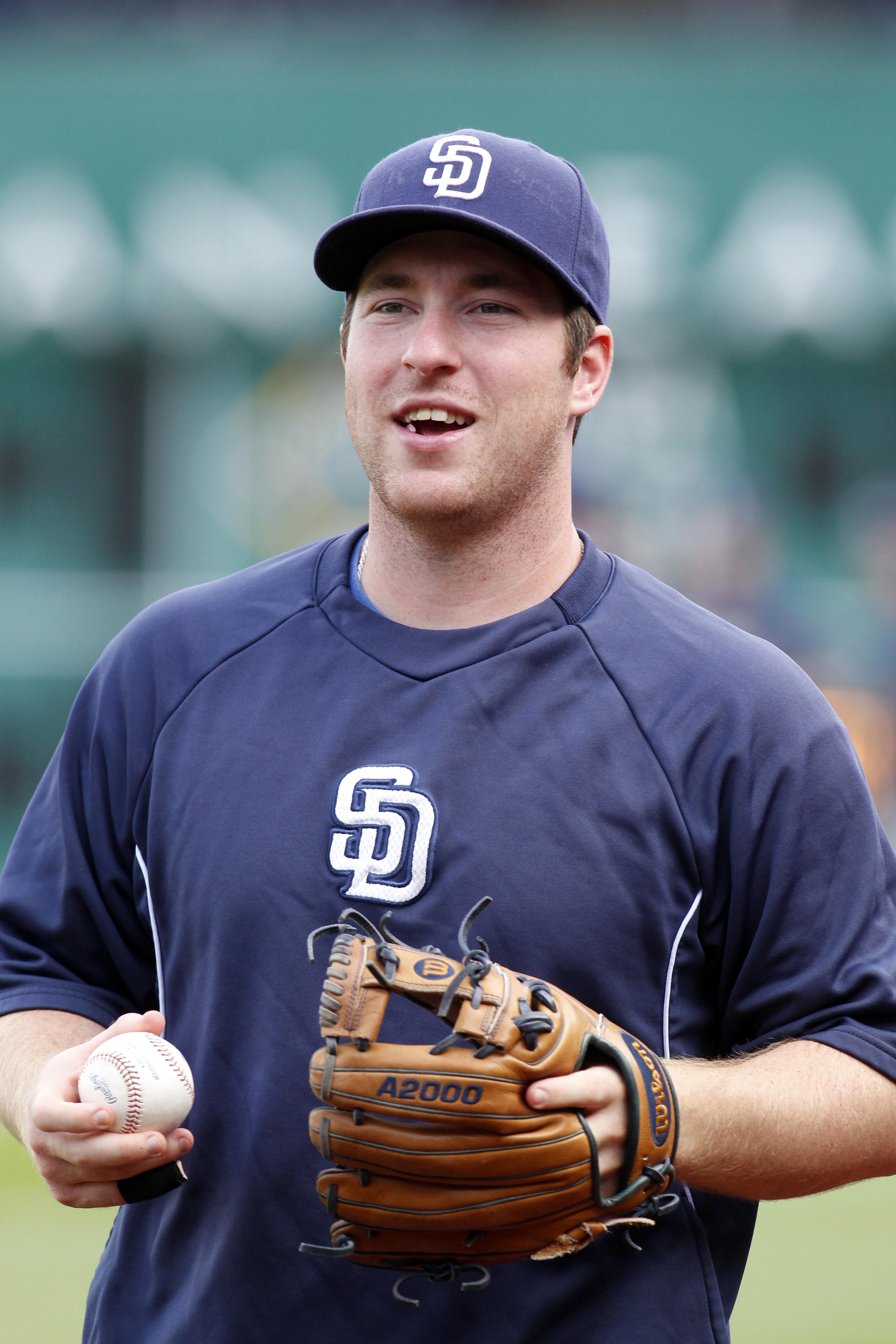 Jedd Gyorko Game-Used 2015 Throwback Padres Jersey